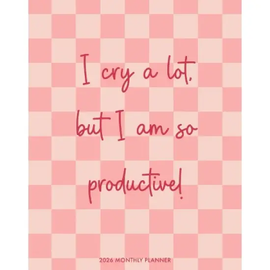 Willow Creek Press 7.5"x9.5" 2026 I Cry Alot Booklet Monthly Planner image {5}