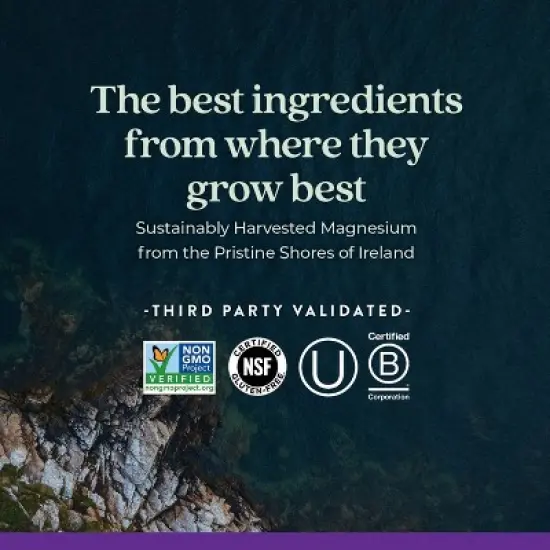 New Chapter Magnesium + Selenium & Zinc with Muscle Support Minerals + Hydrating Electrolytes, 325 mg with Magnesium Glycinate Tablets - 30ct image {5}