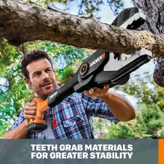 Worx WG320.9 20V Power Share JawSaw 6" Cordless Chainsaw (TOOL ONLY) image {4}
