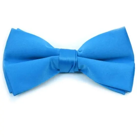 Men's Pre-tied Clip On Bow Tie - Formal Tuxedo Solid Color image {4}
