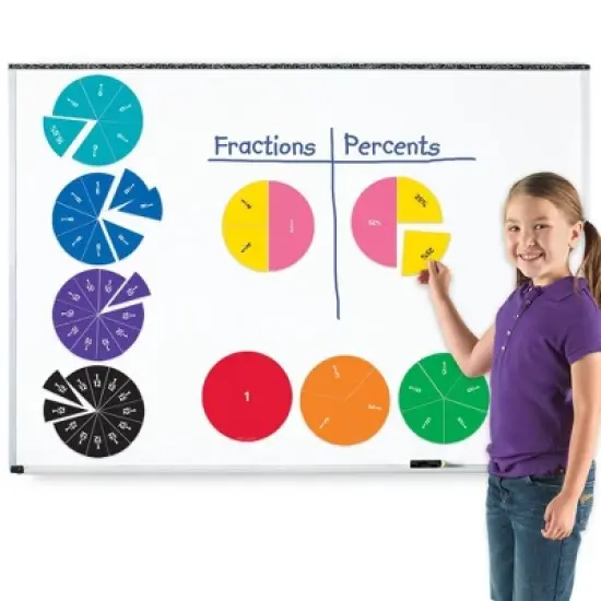 Learning Resources Learning Res.Doublee-sided Magnetic Fraction Circles image {1}