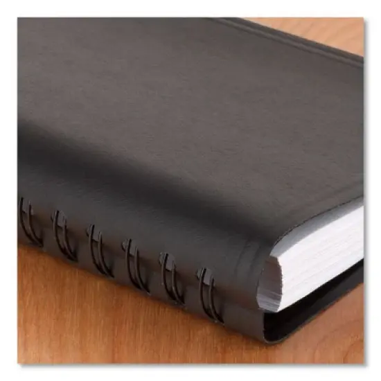 Daily Appointment Book with 30-Minute Appointments, 8 x 5, Black Cover, 12-Month (Jan to Dec): 2026 image {4}