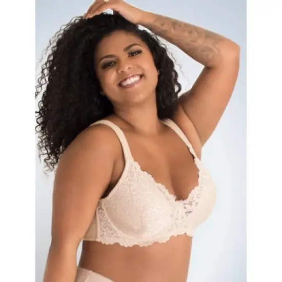Leading Lady The Ava - Scalloped Lace Underwire Full Figure Bra image {4}
