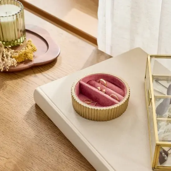 Brass Jewelry Tray - Hearth & Hand&trade; with Magnolia image {1}