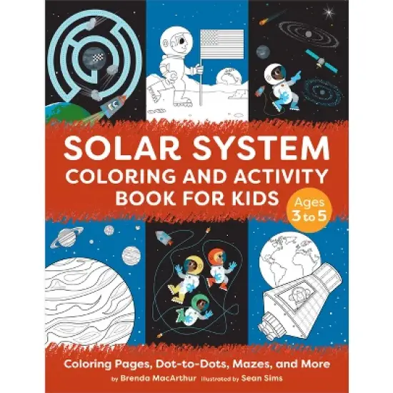 Solar System Coloring and Activity Book for Kids - by  Brenda MacArthur (Paperback) image {1}