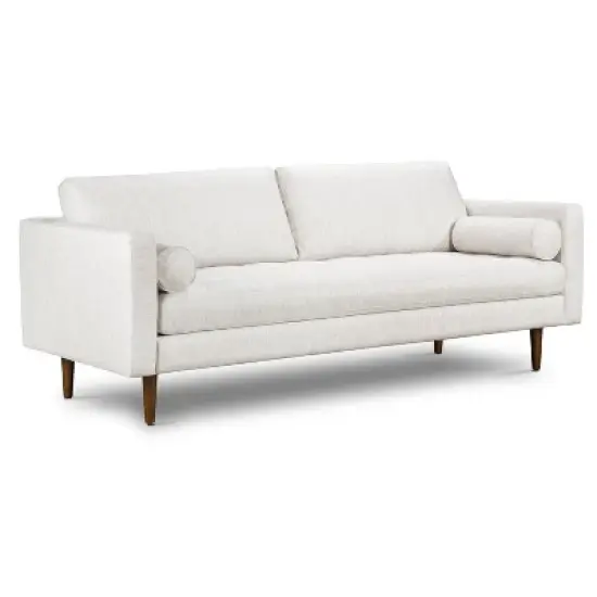 Florence Mid-Century Modern Sofa Bright Ash - Poly & Bark image {1}