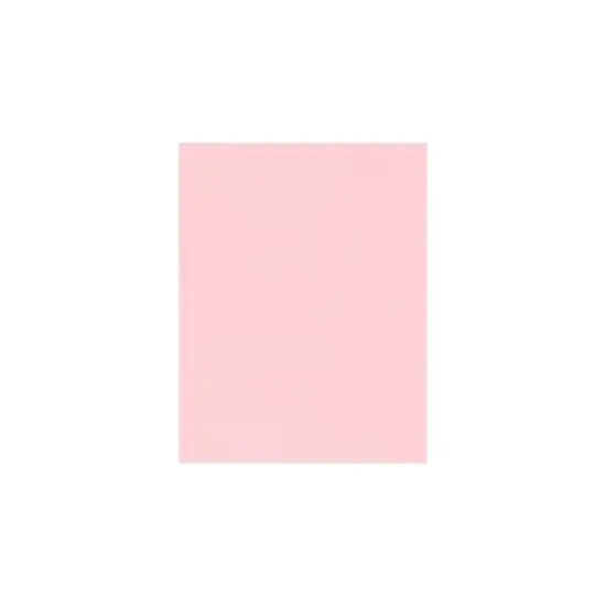 LUX 100 lb. Cardstock Paper 8.5" x 11" Candy Pink 50 Sheets/Pack (81211-C-23-50) image {1}