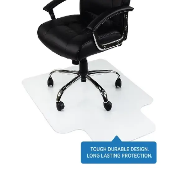 Mount-It! Clear Chair Mat for Carpet, Studded Office Chair Floor Protector image {1}