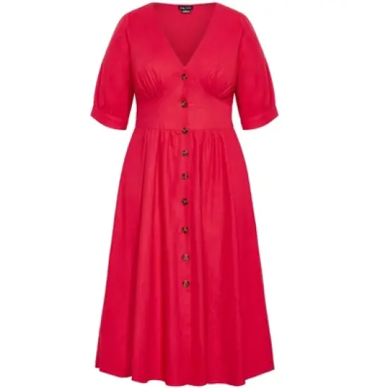 Women's Plus Size DRESS SUNSET STROLL | CITY CHIC image {2}