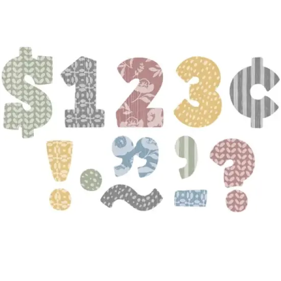 Teacher Created Resources&reg; Classroom Cottage 4" Bold Block Letters Combo Pack, 230 Pieces Per Pack, 3 Packs image {3}