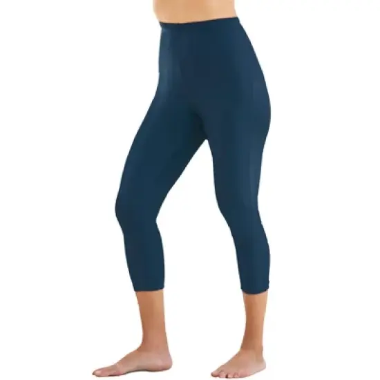 Swim 365 Women&rsquo;s Plus Size Power-Mesh Swim Capri image {3}