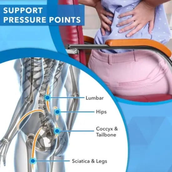 Mount-It! ErgoActive Memory Foam Seat Cushion image {8}