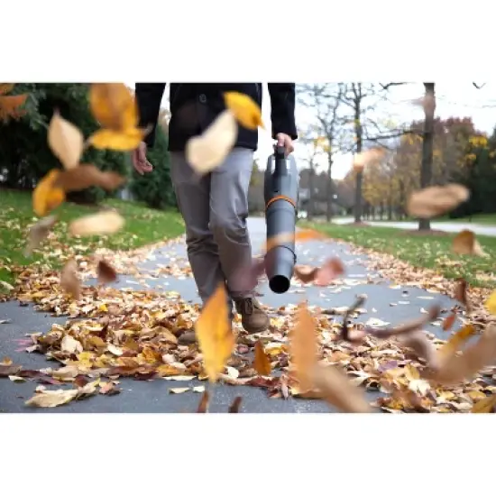 WEN 40410BT 40V Max Lithium-Ion 480 CFM Cordless Brushless Leaf Blower image {3}