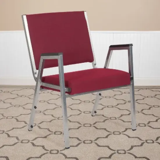 Flash Furniture HERCULES Series 1000 lb. Rated Antimicrobial Bariatric medical Reception Arm Chair image {13}