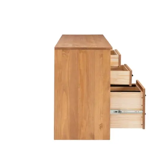 Vanessa Desk 1 File Cabinet - Linon image {5}