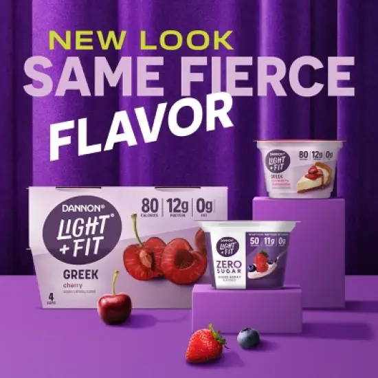 Light + Fit Nonfat Gluten-Free Greek Yogurt - 4ct/5.3oz Cups image {10}