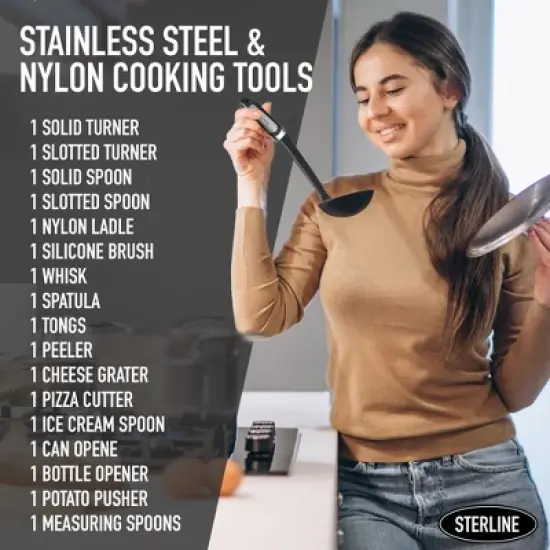 Sterline  Kitchen Ultimate 26-Piece Kitchen Utensil Set: Your Culinary Adventure Starts Here image {7}