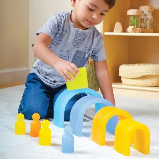 Kaplan Early Learning Discovery Stackers - Natural Tall Arch - 5 Pieces image {2}