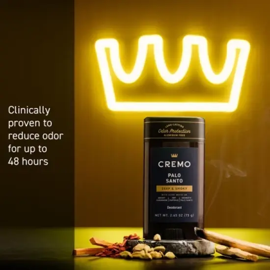 Cremo Solid Deodorant Palo Santo - 2.65oz image {3}