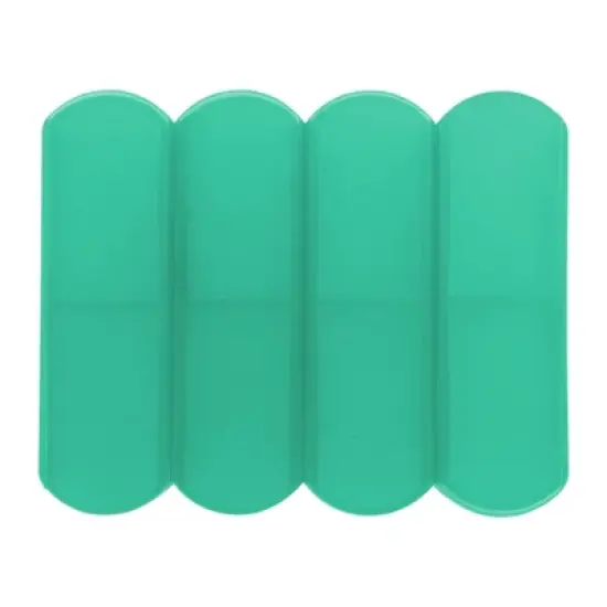 Unique Bargains 4 Grid Push-Pull Pill Case 1 Pc image {7}