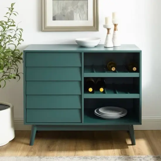 Mid Century Modern Bar Cabinet with Angled Legs - Saracina Home image {3}