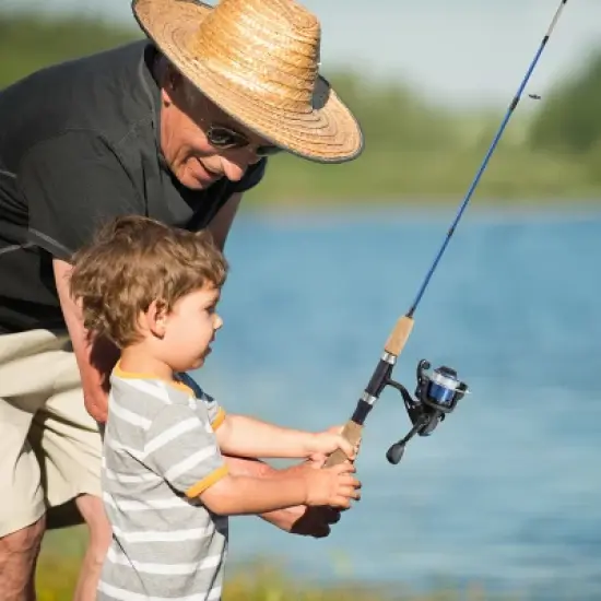 Leisure Sports Spinning Rod and Reel Starter Kit - Blue image {1}