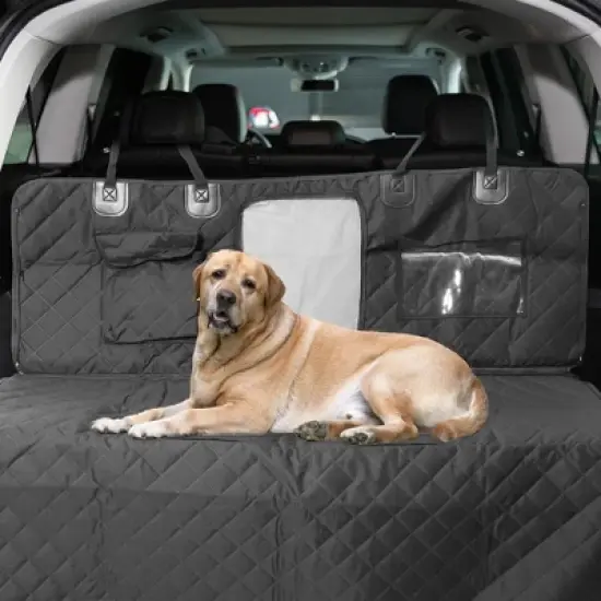 Unique Bargains Nonslip Washable Dog Car Seat Cover for Back Seat 1 Pc image {6}