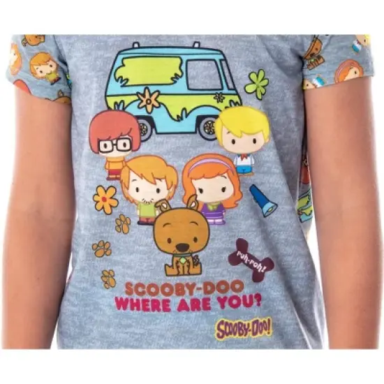 Scooby Doo Girls Pajamas Where Are You? Chibi Figures PJs image {2}