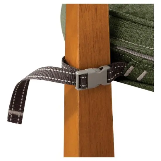 Montlake Fadesafe Round Patio Dining Seat Cushion Set - Heather Fern Green - Classic Accessories image {4}