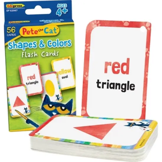 Teacher Created Resources Pete the Cat Shapes & Colors Flash Cards image {2}