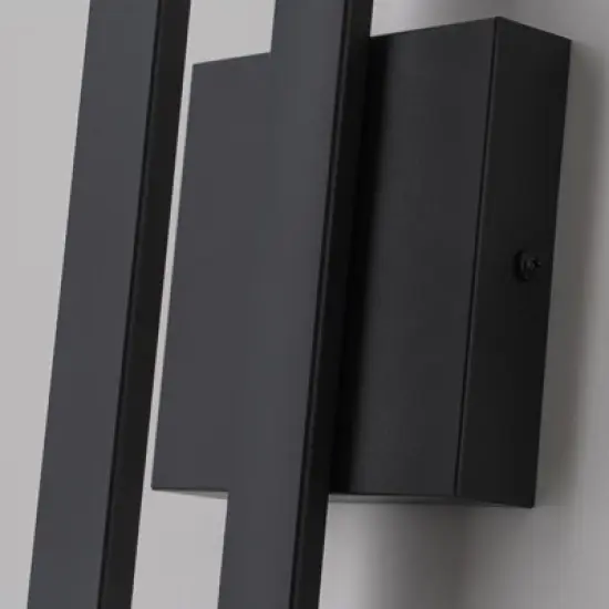 LLHZSY 31  7/10" Matte Black Modern Integrated LED Outdoor Wall Light Fixture Wall Mount for Exterior Porch Yard Patio Garage image {9}