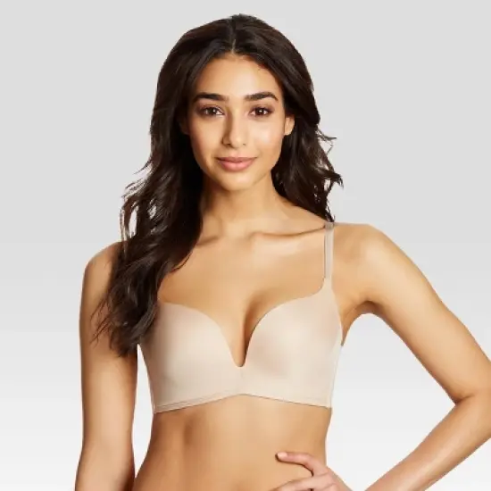 Maidenform Self Expressions Women's Wireless Plunge Push-Up Bra SE1189 image {5}
