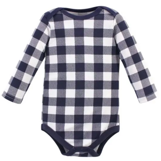 Hudson Baby Infant Boy Cotton Long-Sleeve Bodysuits 5pk, Polar Bear image {3}