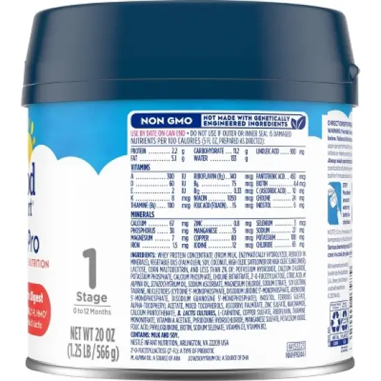 Gerber Good Start GentlePro Non-GMO Powder Infant Formula - 20oz image {5}