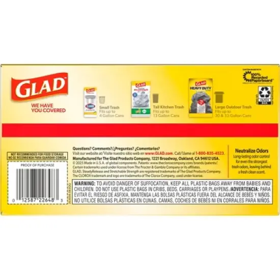 Glad Trash Bags - Apple Cinnamon - 13gal/50ct image {12}