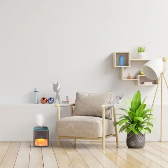 Himalayan Salt Lamp Diffuser - 3-in-1 Wellness Device image {5}