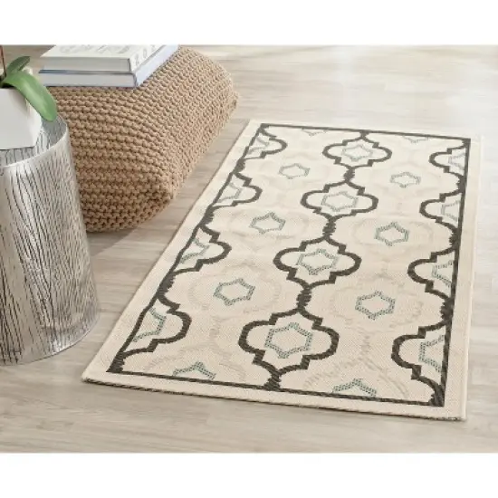 Courtyard CY7938 Power Loomed Indoor/Outdoor Indoor/Outdoor Area Rug  - Safavieh image {1}