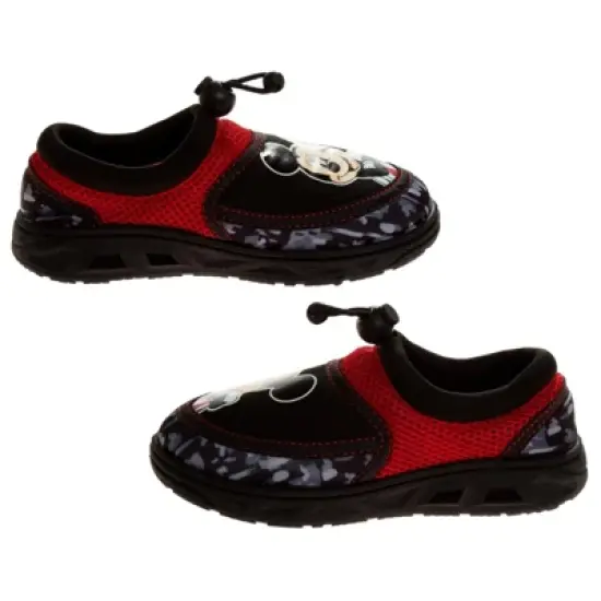 Disney Mickey Mouse Boys Water Shoes - Pool Aqua Socks for Kids- Sandals Bungee Slip On Waterproof Beach Slides Quick Dry (Toddler/Little Kid) image {3}