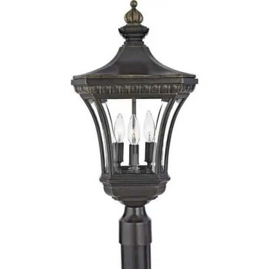Quoizel Lighting Devon 3 - Light Post Light in  Imperial Bronze image {1}