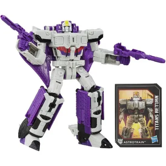 Astrotrain and Darkmoon Voyager Class  | Transformers Generations Titans Return Action figures image {1}