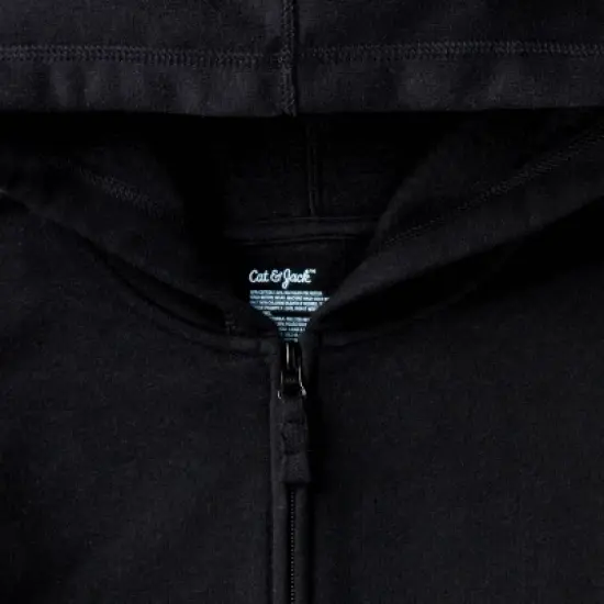 Kids' Adaptive Fleece Zip-Up Sweatshirt - Cat & Jack&trade; image {2}