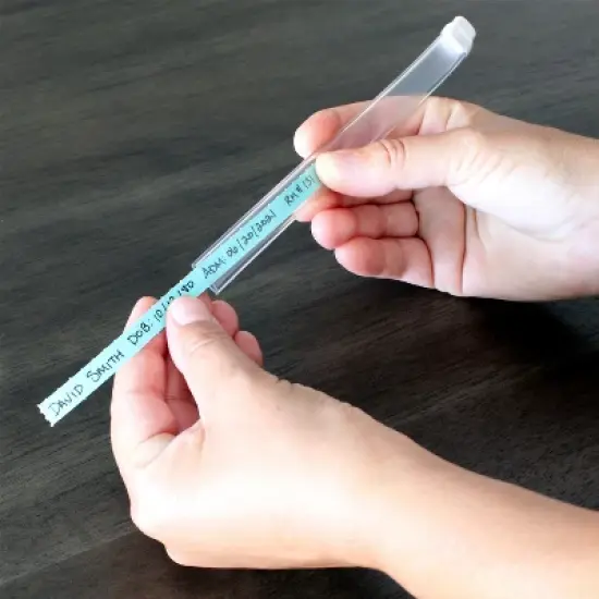 Mabis ID Wrist Bands, 50 Count, Tubular and Waterproof with Multiple Insert Colors, Hospital ID Bracelet, Party Wristbands or Event Bracelet image {2}