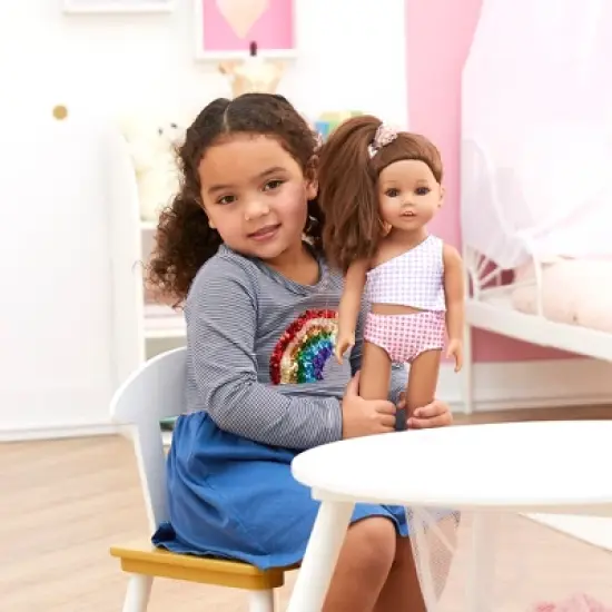 Sophia&rsquo;s Cut-Out Bathing Suit, Cover Up and Sandals, Pink/Purple image {3}