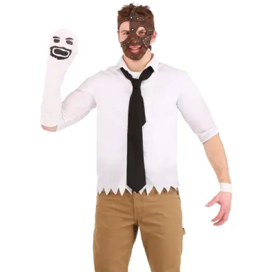 HalloweenCostumes.com WWE Plus Size Men's Mankind Costume image {4}