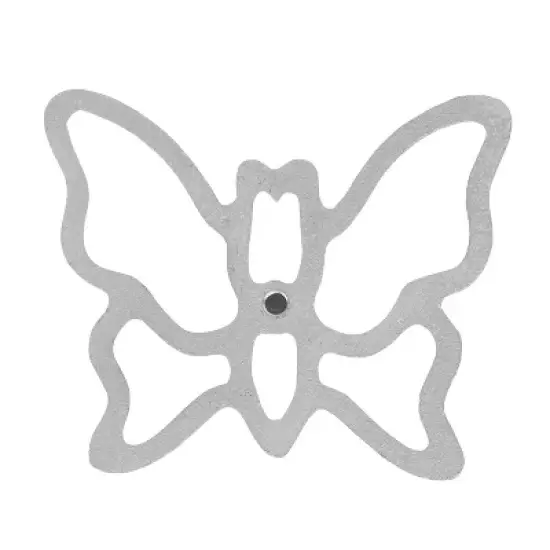O'Creme Rosette-Iron Mold, Cast Aluminum Butterfly Shape image {2}