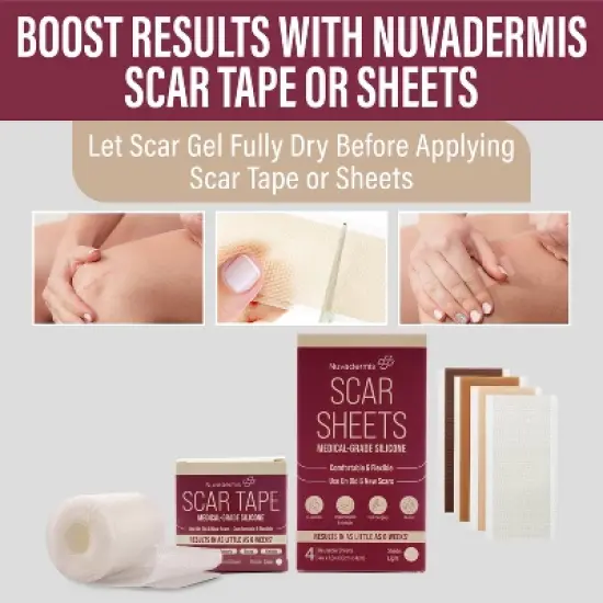 Nuvadermis Scar Gel for Surgical Scars - 1oz image {6}