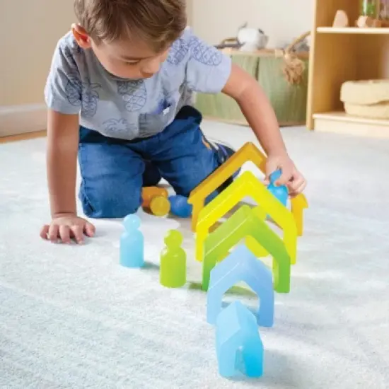 Kaplan Early Learning Discovery Stackers - Natural House - 5 Pieces image {3}