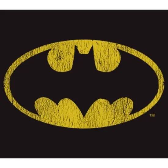 Men's Batman Logo Retro Caped Crusader T-Shirt image {1}