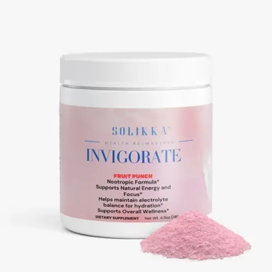 Solikka Invigorate Nootropic Hydr-8 (Fruit Punch) image {3}