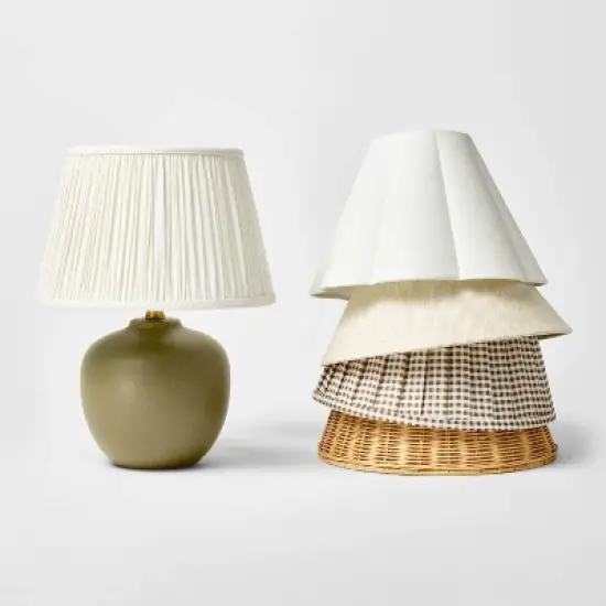 Ceramic Lamp Base Green - Threshold&trade; designed with Studio McGee image {5}
